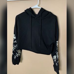 Cropped Hooded Sweatshirt